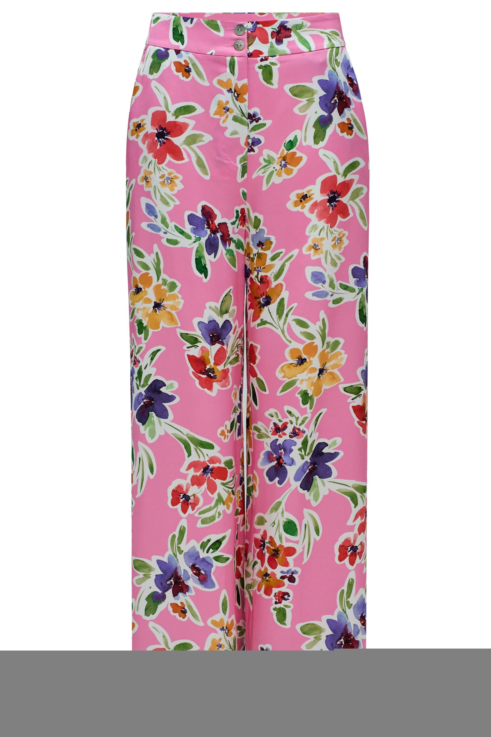 Pantalon rosa con estampado floral Salsa Jeans Pantalon rosa con estampado floral Salsa Jeans